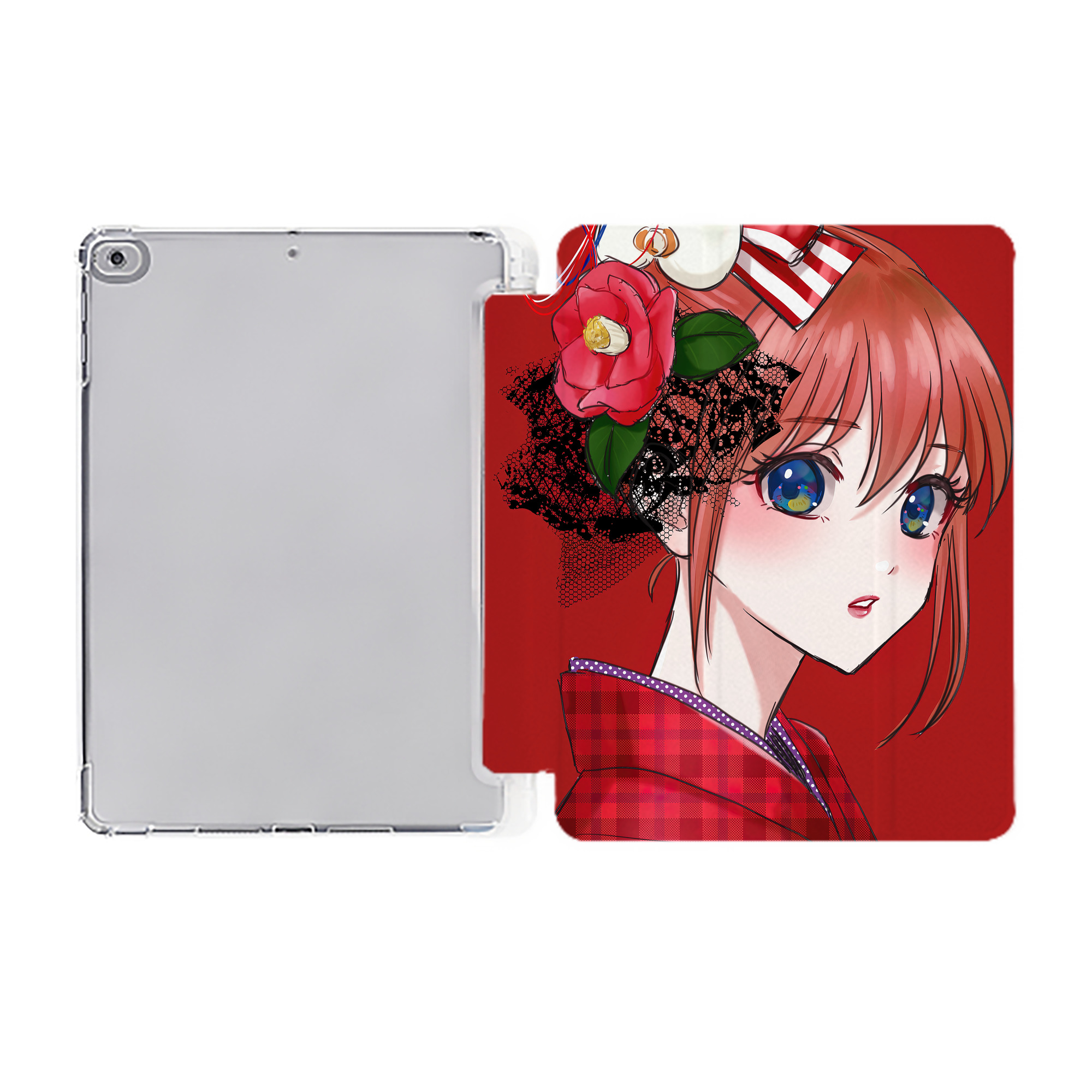 ぎんたま 坂田銀時（さかたぎんとき） 神楽 志村新八（しむら しんぱち） GINTAMA Sakata Gintoki Kagura Shimura Shinpachi IPad ケース ペン収納付き 三つ折りスタンド PUレザー×シリコン 対応機種9.5/10.5/10.9インチ